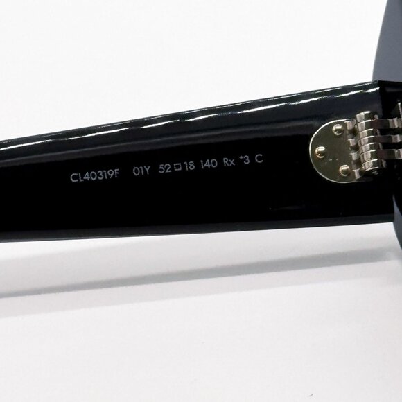 NEW CL40319F 01Y CELINE SUNGLASSES BLACK GREY WOMEN EYEWEAR - Picture 6 of 8